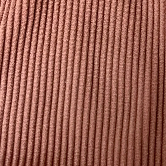 Aerie Brown Ribbed Triangle Swim Top Womens Beach Summer Cruise M Halter - Picture 7 of 8